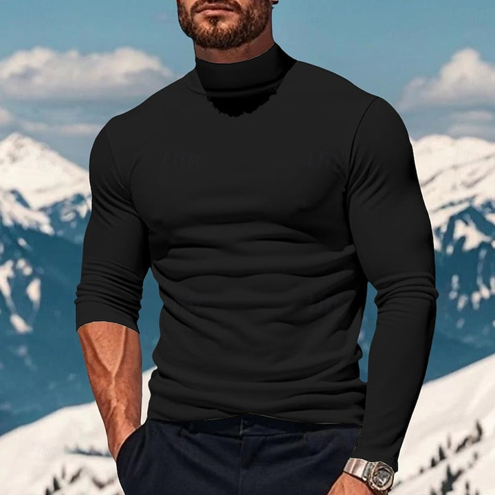 Barrett | Mock Neck Long Sleeve Top