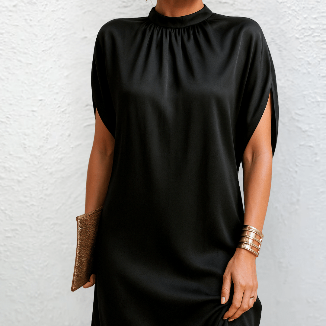 Scarlett | Flattering Crew Neck Dress