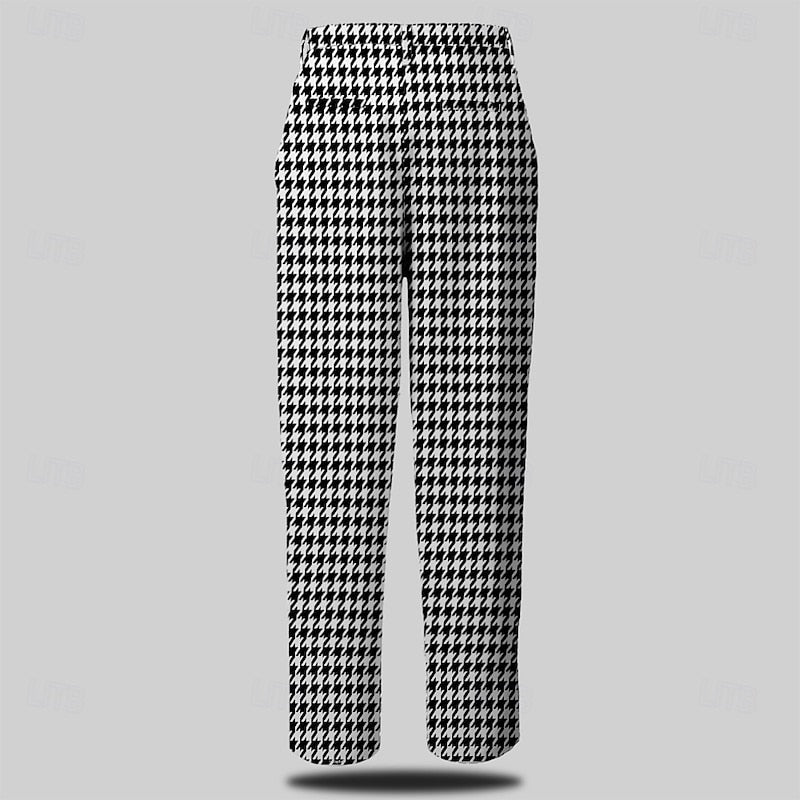 Nolan | Tailored Houndstooth Pants