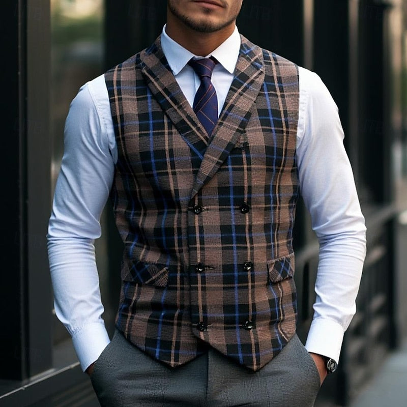 Preston | Refined Plaid Waistcoat