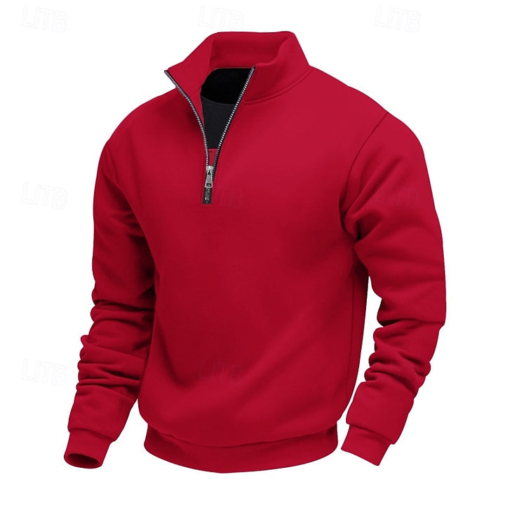 Glenn | Refined Quarter-Zip Sweatshirt