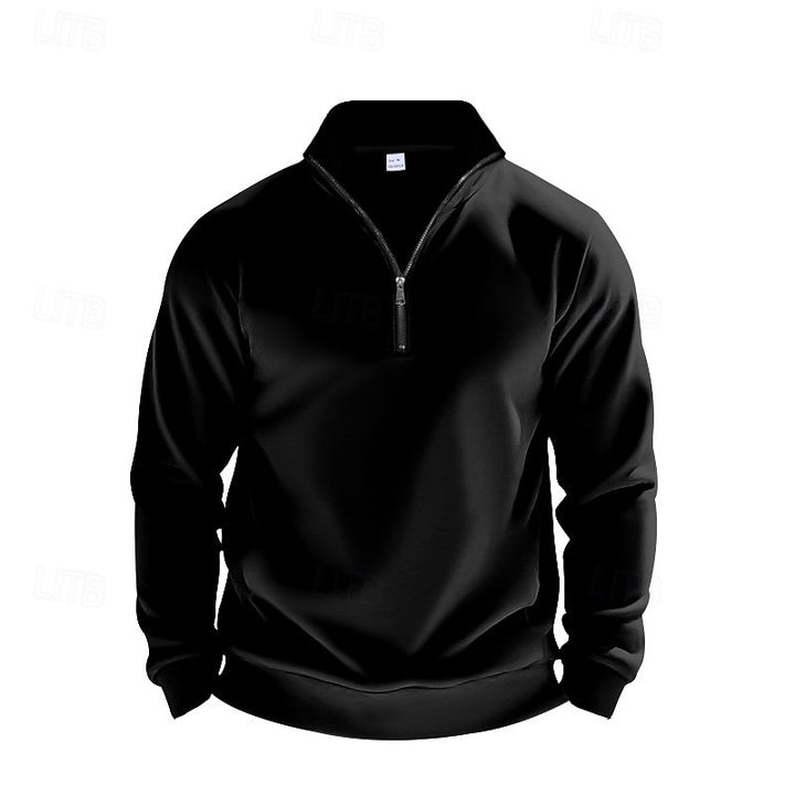 Glenn | Refined Quarter-Zip Sweatshirt