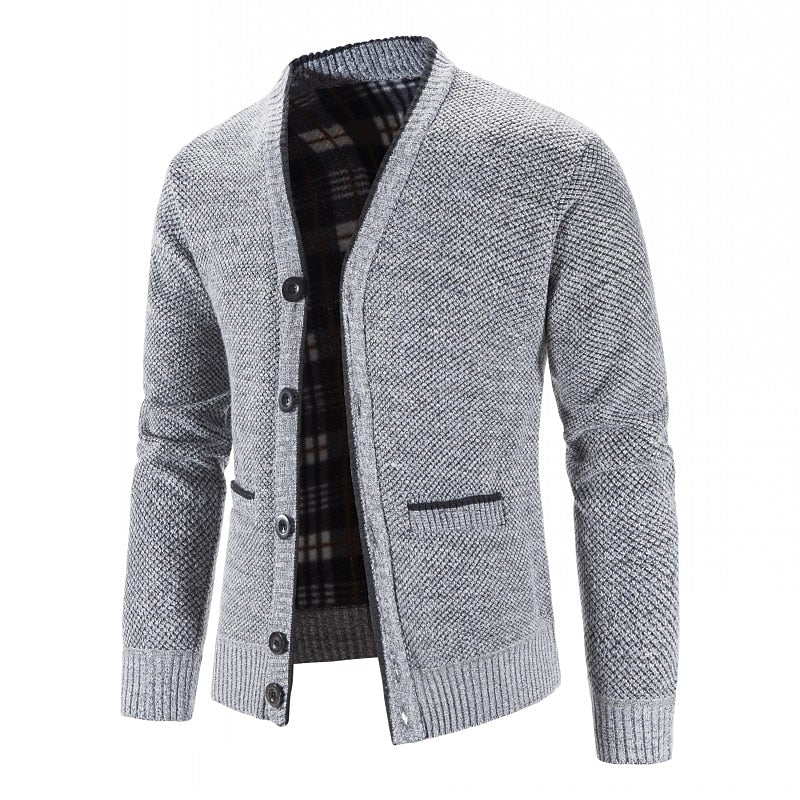 Colby | Button-Front V-Neck Cardigan