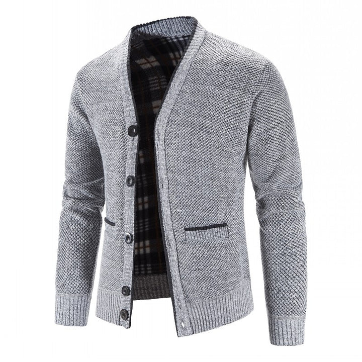 Colby | Button-Front V-Neck Cardigan