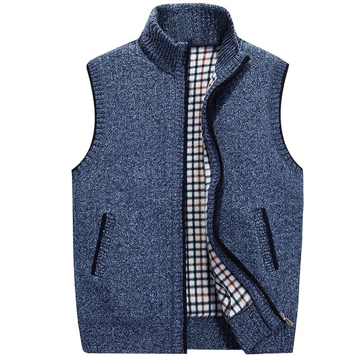 Otis | Cozy Stand-Collar Zip Vest