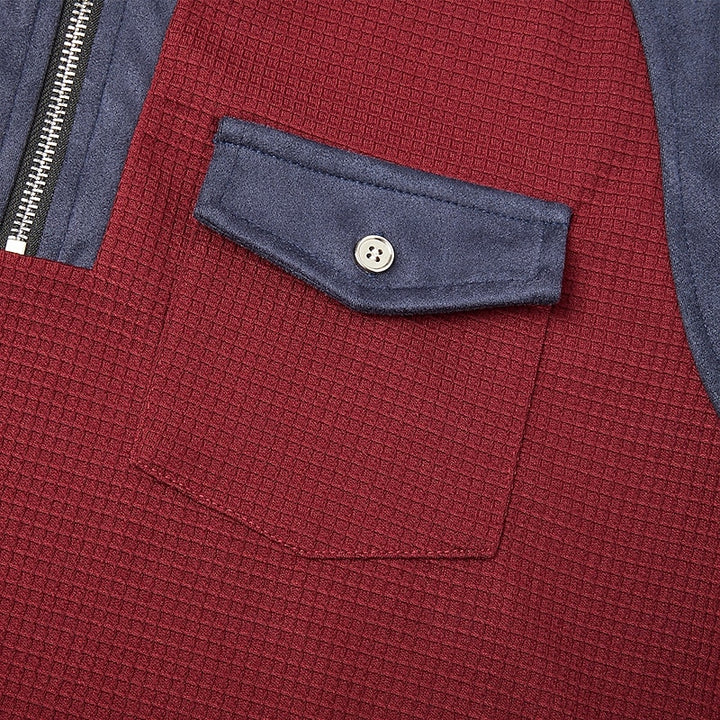 Corbin | Quarter-Zip Textured Pullover