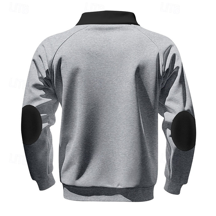Keith | Quarter-Zip Colour Block Pullover