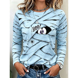 Bonnie | Halloween Print Long Sleeve Top