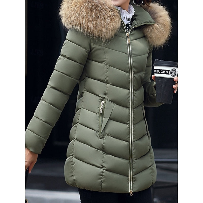 Gwendolyn | Hooded Quilted Winter Parka