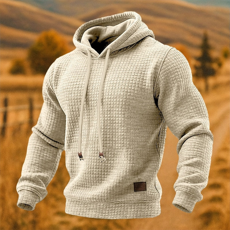 Beckett | Textured Pullover Hoodie