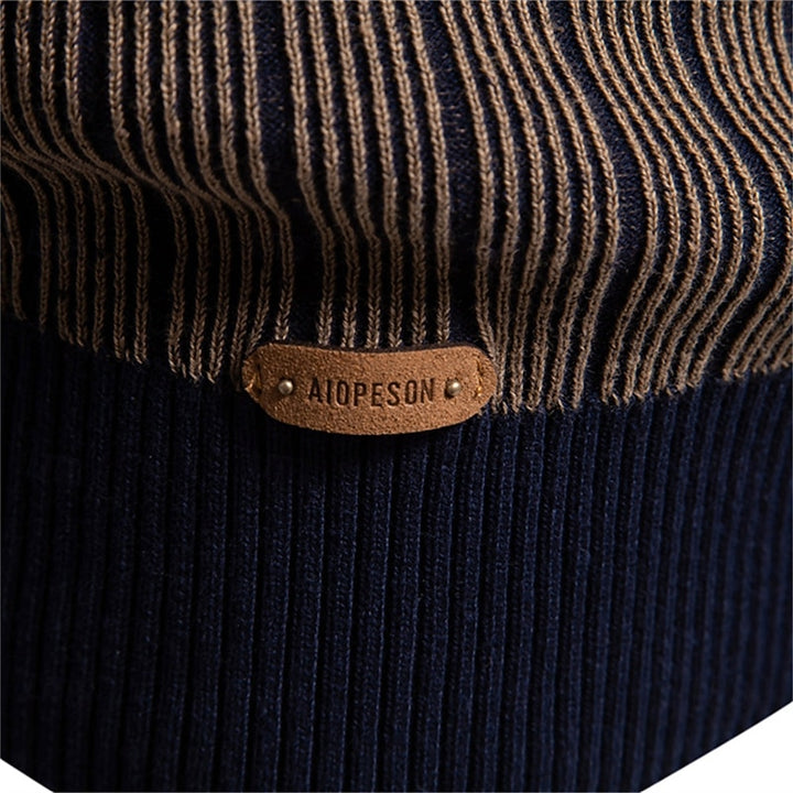 Gerard | Ribbed Mock Neck Sweater