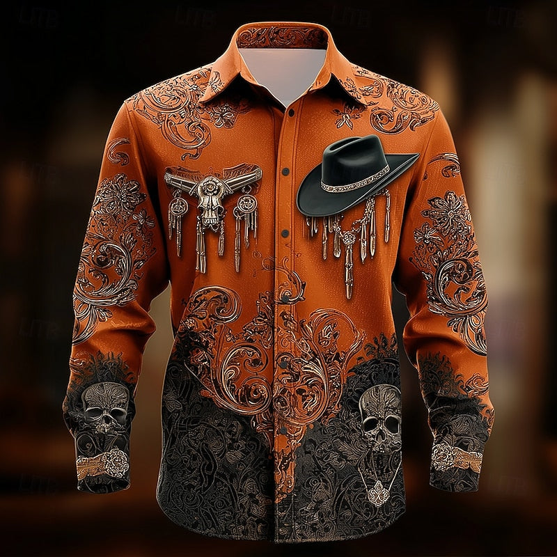 Clint | Western Halloween Statement Shirt