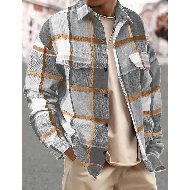 Ezra | Rugged Plaid Overshirt