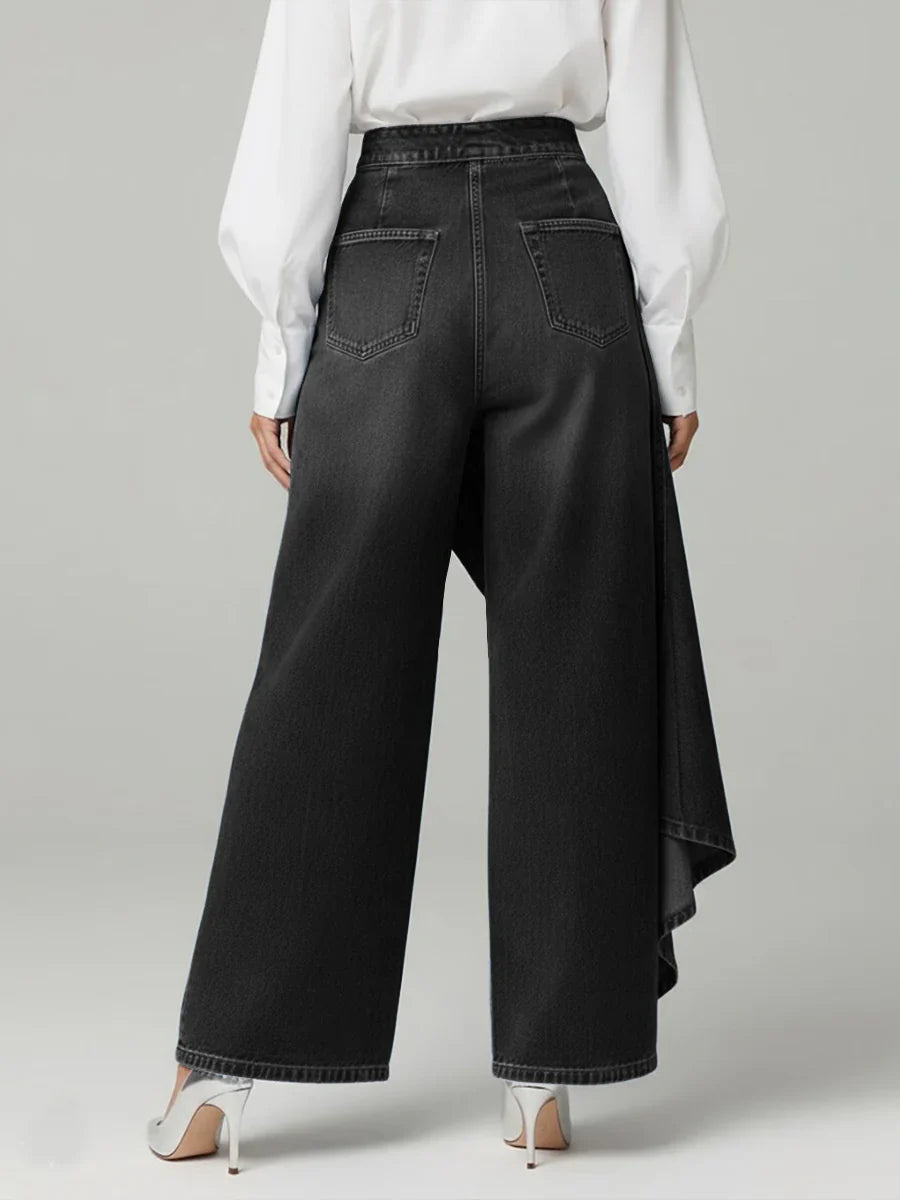 Margaret | Elegant High Waisted Wide-leg Pants