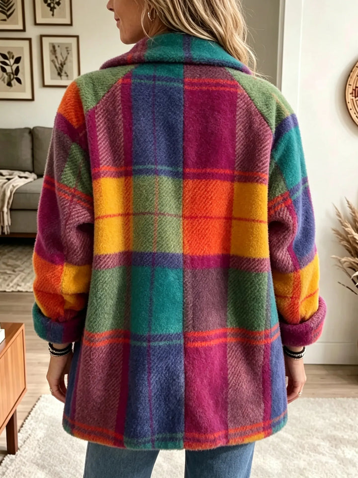 Penelope | Cozy Plaid Jacket