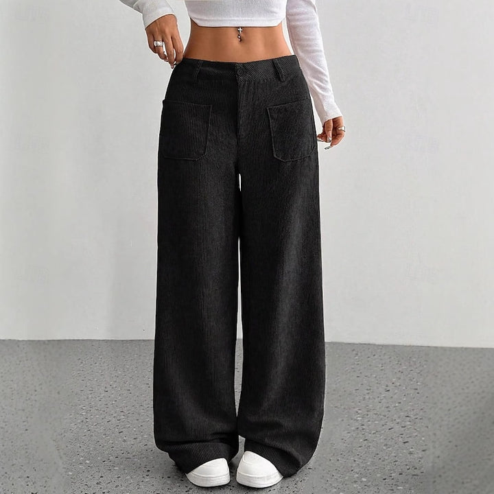 Rosalie | Wide-Leg High-Waist Pants