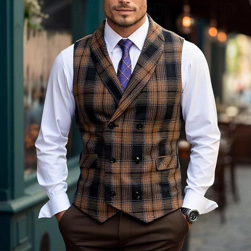 Preston | Refined Plaid Waistcoat
