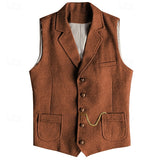 Desmond | Herringbone Tailored Waistcoat