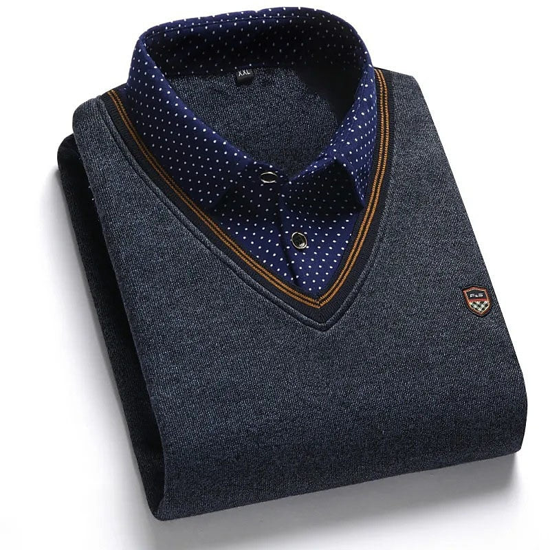 Wallace | Refined Mock-Collar Sweater