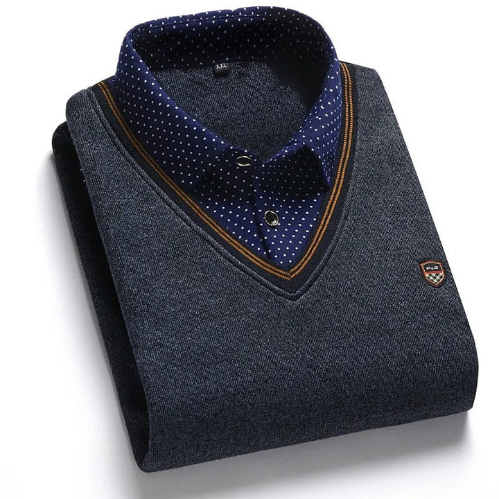 Wallace | Refined Mock-Collar Sweater