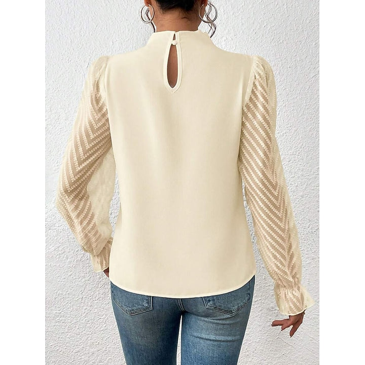 Elspeth | Elegant High-Neck Blouse