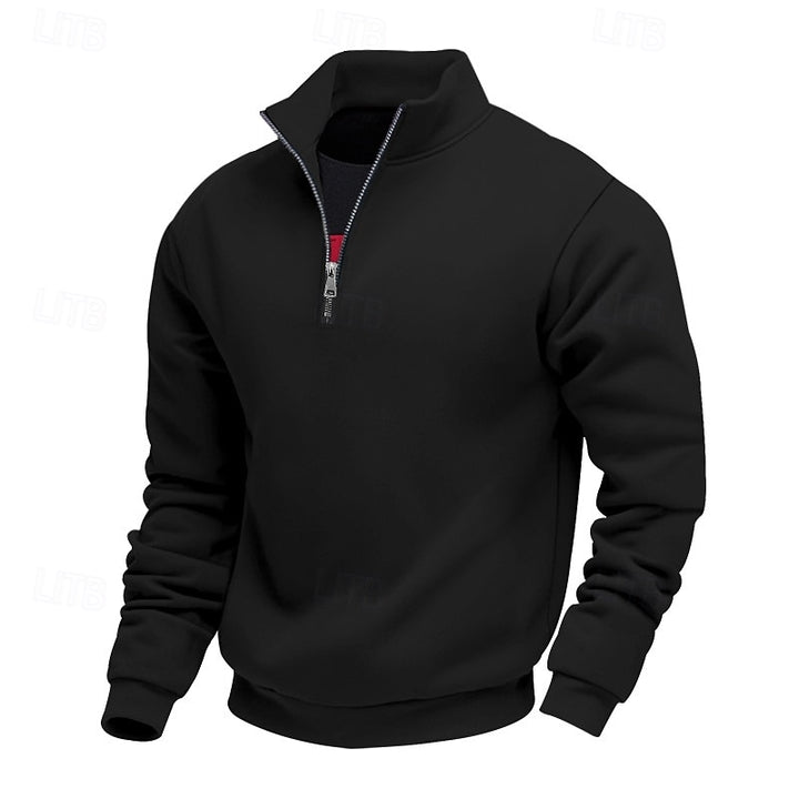 Glenn | Refined Quarter-Zip Sweatshirt