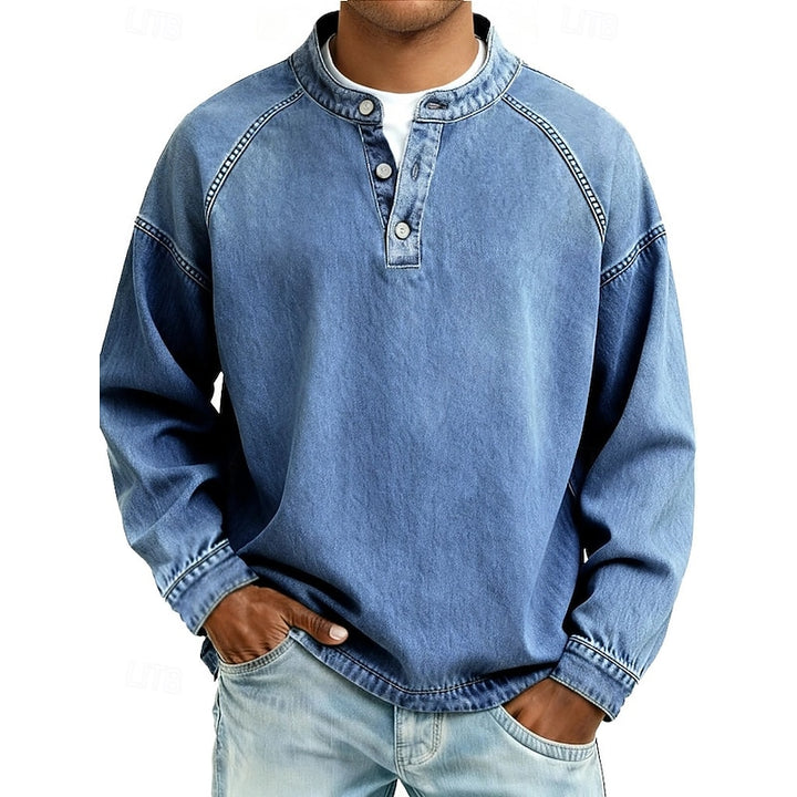 Colby | Vintage Washed Henley Shirt