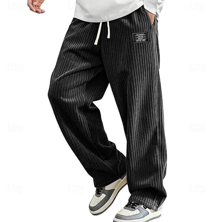 Damian | Relaxed Ribbed Comfort Pants