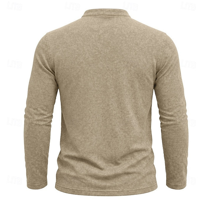 Weston | Classic Henley Long Sleeve Shirt