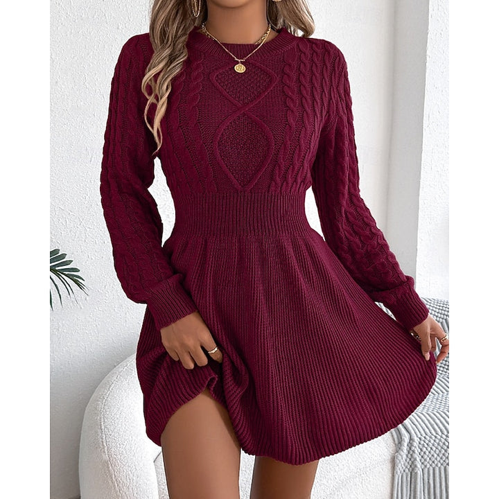 Whitney | Cable-Knit Sweater Dress
