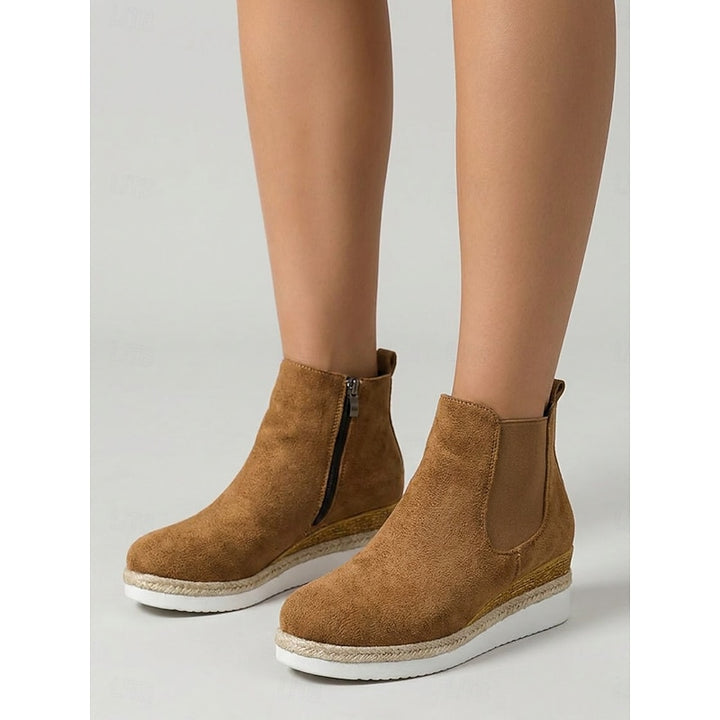 Vera | Cozy Wedge Ankle Boots
