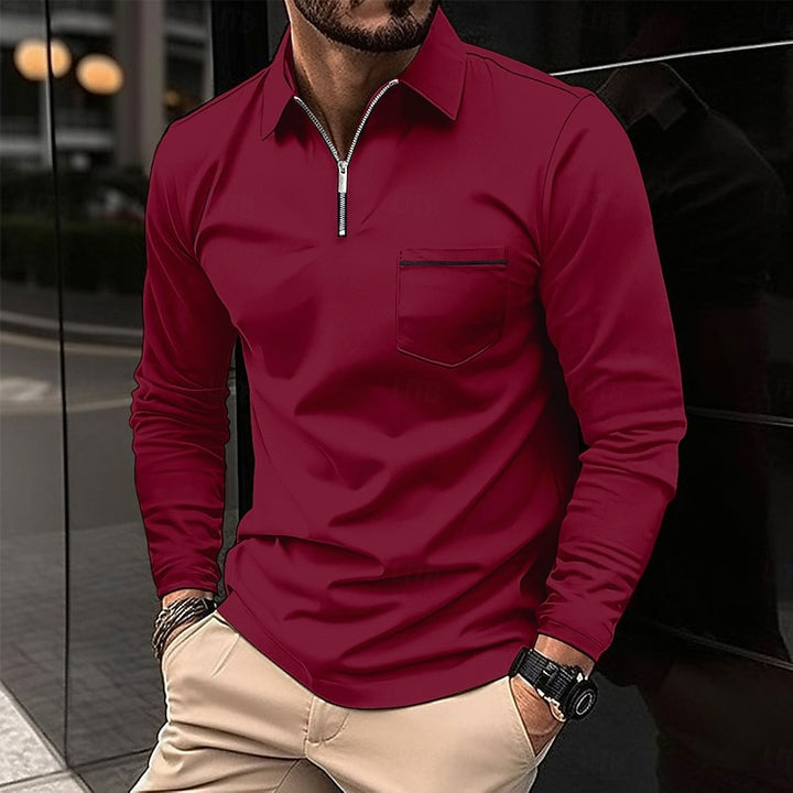 Trenton | Refined Quarter-Zip Polo Shirt