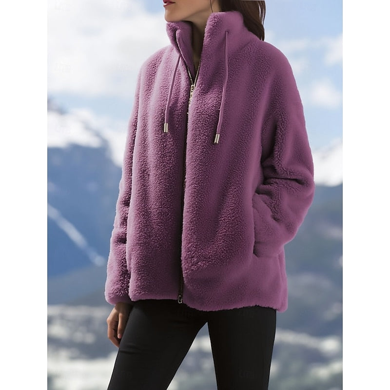 Freya | Cozy Zip-Up Coat