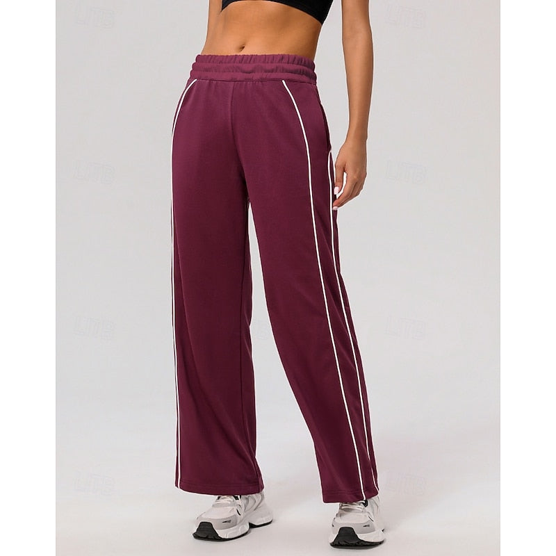 Maisie | Relaxed Side-Stripe Joggers