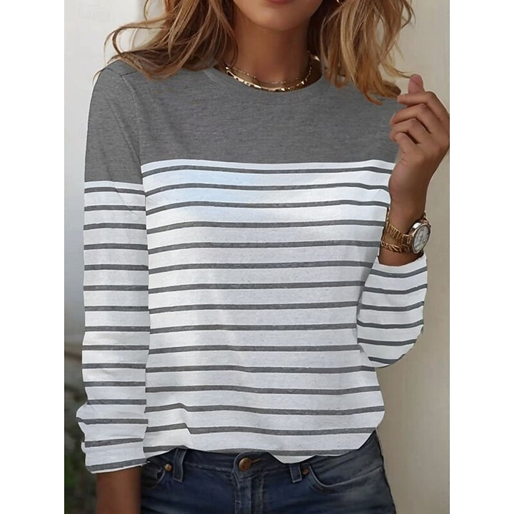 Constance | Striped Long Sleeve Top