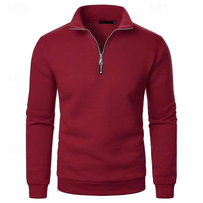 Keith | Quarter-Zip Stand-Collar Pullover