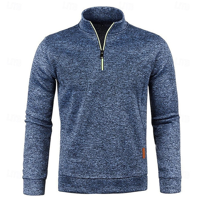 Dean | Quarter-Zip Long-Sleeve Polo