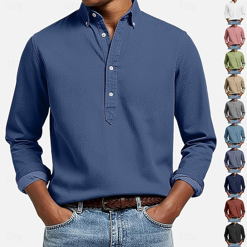 Colton | Casual Popover Shirt