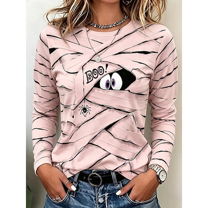 Wanda | Playful Halloween Long-Sleeve Top