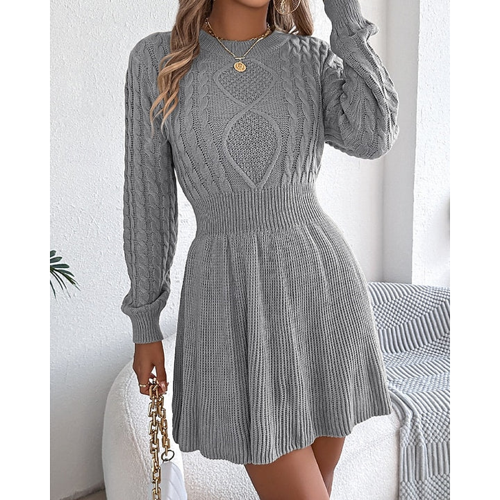 Whitney | Cable-Knit Sweater Dress
