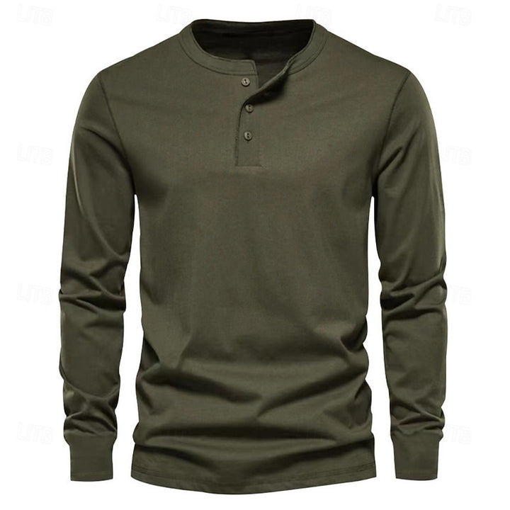 Sheldon | Classic Long-Sleeve Henley