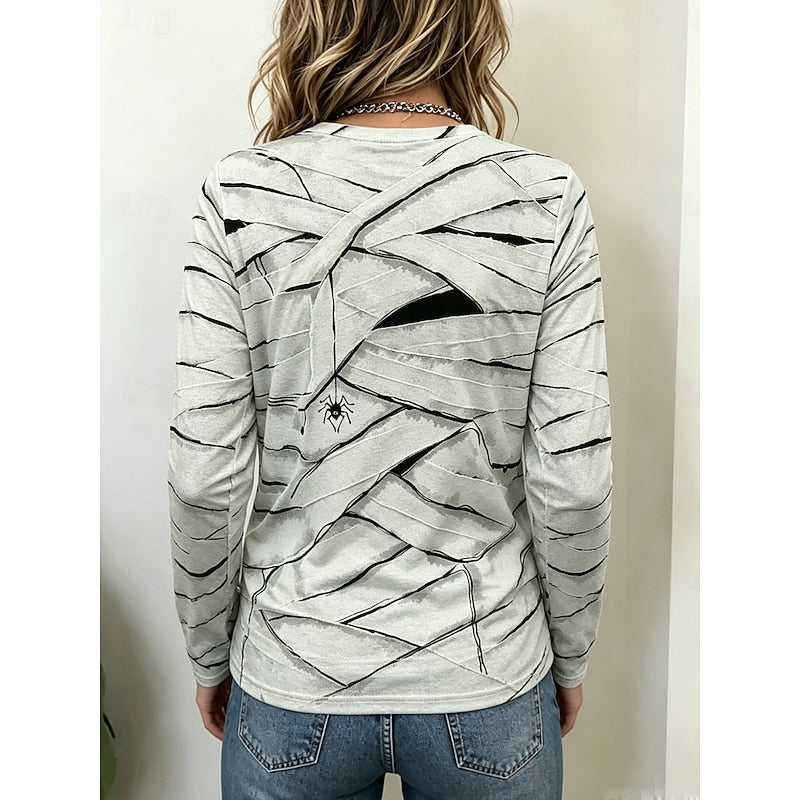 Wanda | Playful Halloween Long-Sleeve Top