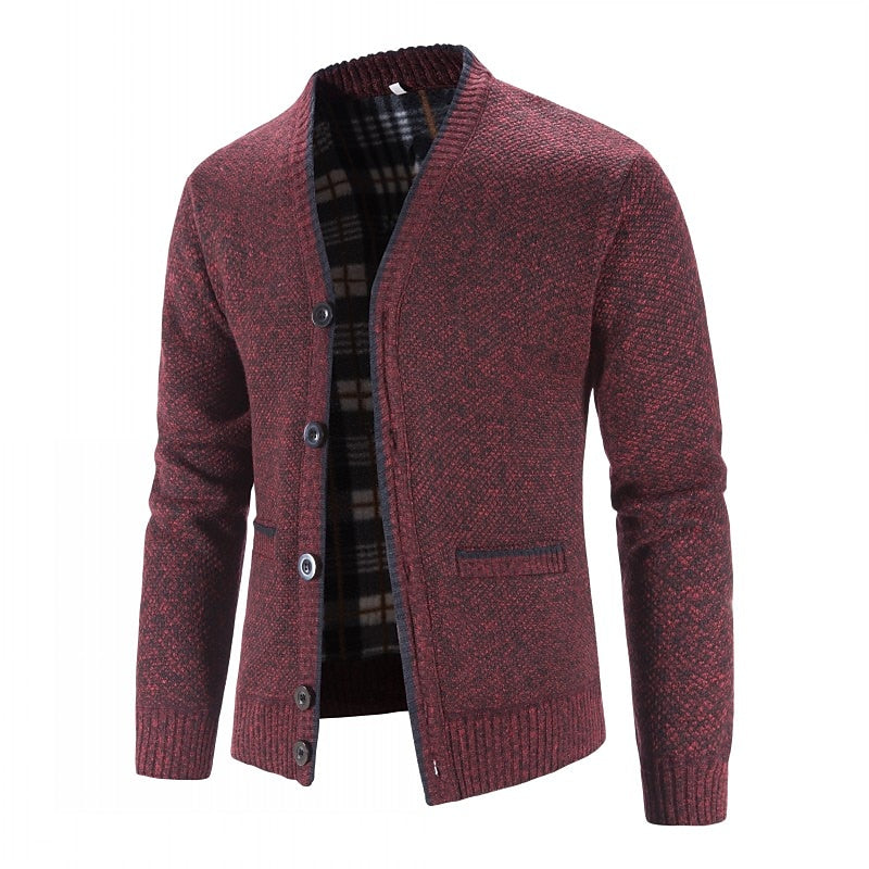 Colby | Button-Front V-Neck Cardigan