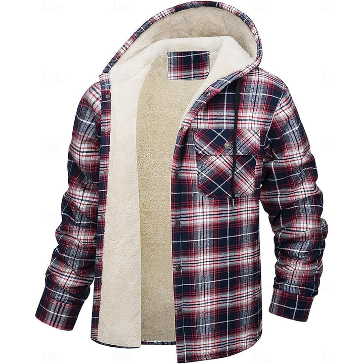 Curtis | Hooded Check Overshirt