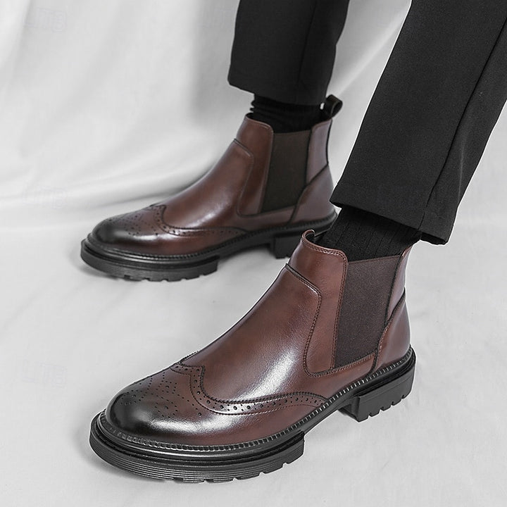 Alistair | Wingtip Chelsea Boots