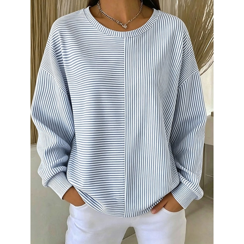 Corinna | Relaxed Striped Sweatshirt
