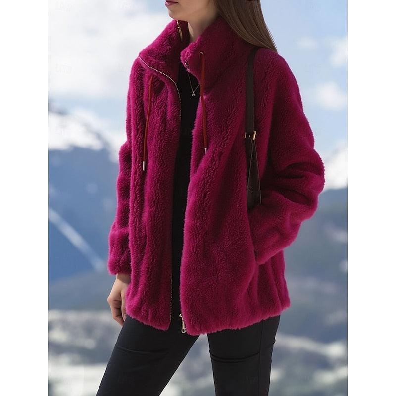 Freya | Cozy Zip-Up Coat