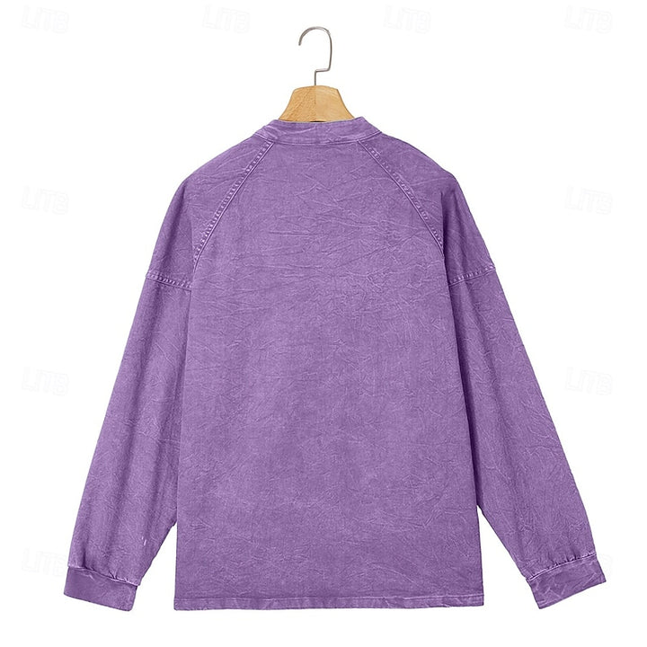 Colby | Vintage Washed Henley Shirt