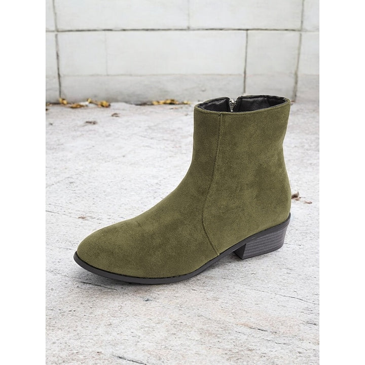 Sloane | Side-Zip Block Heel Ankle Boots