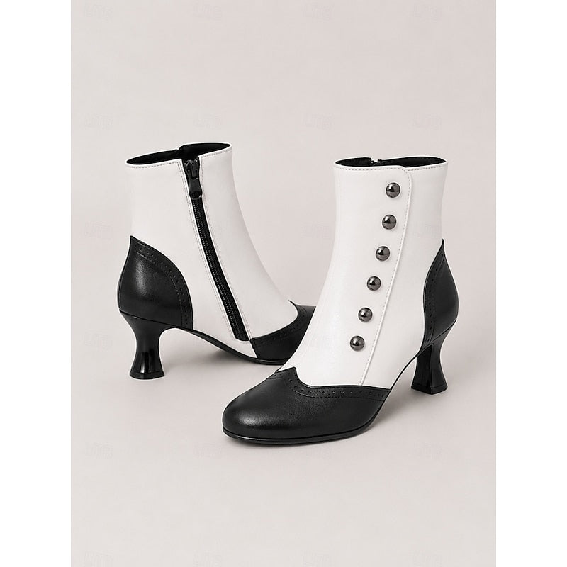 Prudence | Vintage Buttoned Ankle Boots